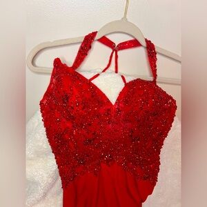 Clarisse Red Prom Dress size 4